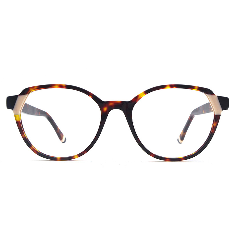 Hot Sale Acetate Round Custom Optical Slim Thin Frame Designer Best Eyewear for Women