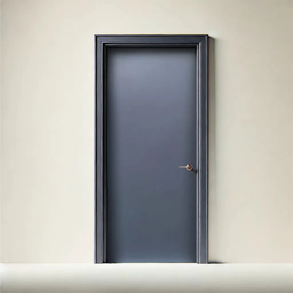 Factory-Customized Medium-Density Wood Solid Waterproof and Fireproof PVC WPC Door Are Suitable for Bedrooms, Kitchens, Bathrooms and Hotels