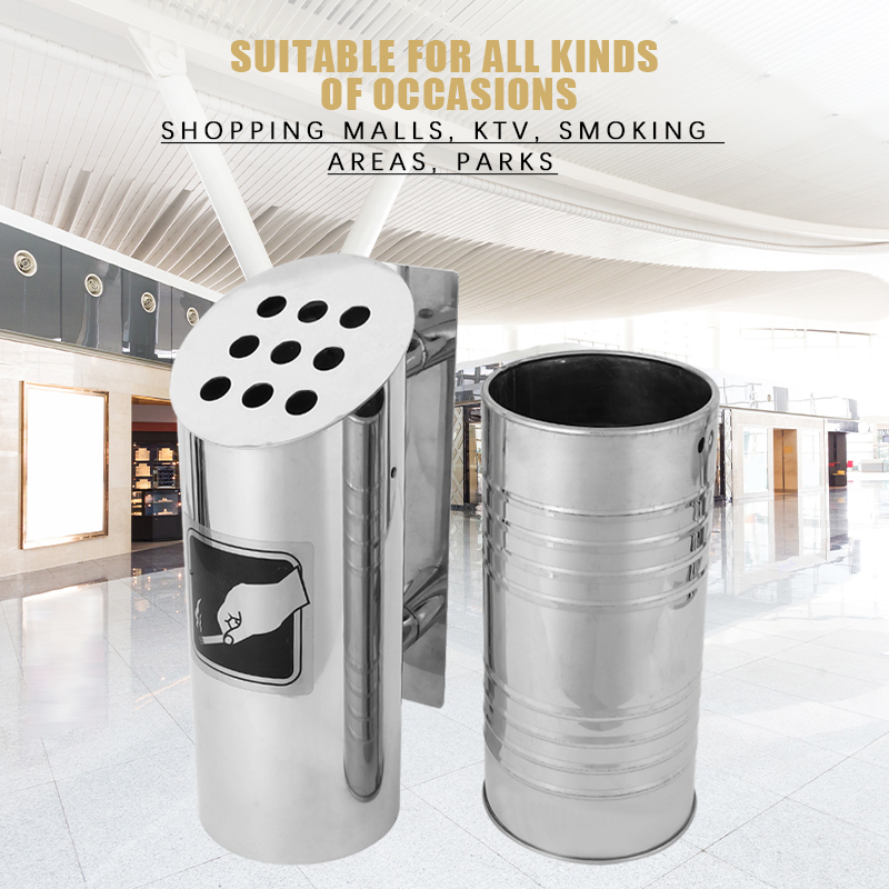 Cigarette Boxes Stainless Steel Cigarette Ashtray Outdoor Use