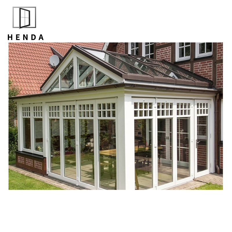 New Style Aluminum Sunrooms & Glass Houses Glass Sunroom Panels for Sale Prefab Houses Aluminum Glass Roof Sunroom
