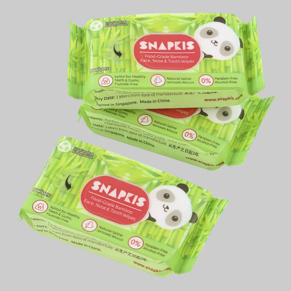 Mini Baby Wipes Alcohol Free Wet Wipes for Baby Care Eco Friendly Organic Biodegradable Bamboo Sensitive Skin Hand Cleaning 100% Natural Baby Wet Wipes