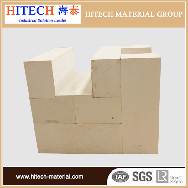 China Dense Alumina-Zirconia-Silica Bricks for Flat Glass Tempering Furnace