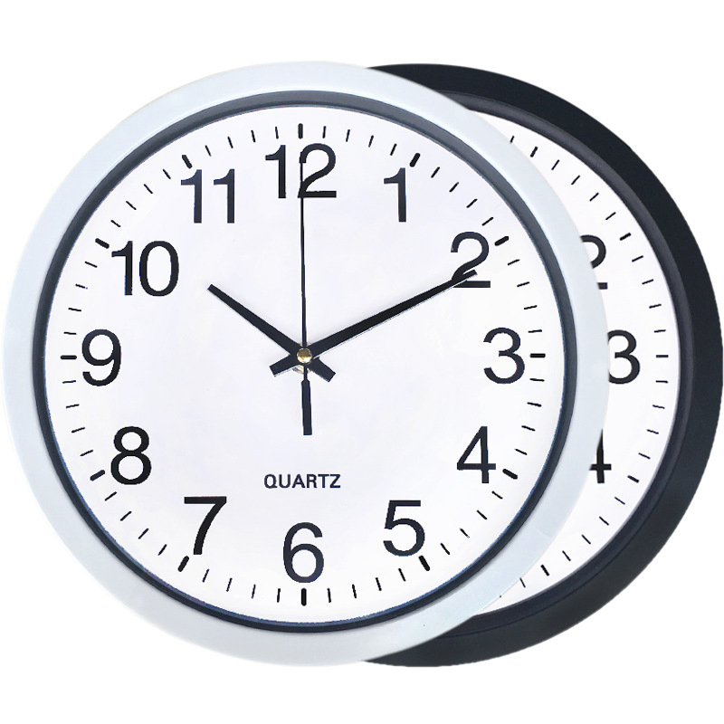 10 Inch Silent Creative Fashion Home Living Room Three-Dimensional Digital Minimalist Wall Clock