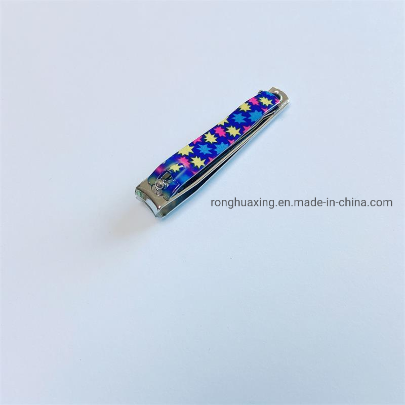 Toenail Clipper Cutter with Heat Transfer Pattern Printing and Nail File