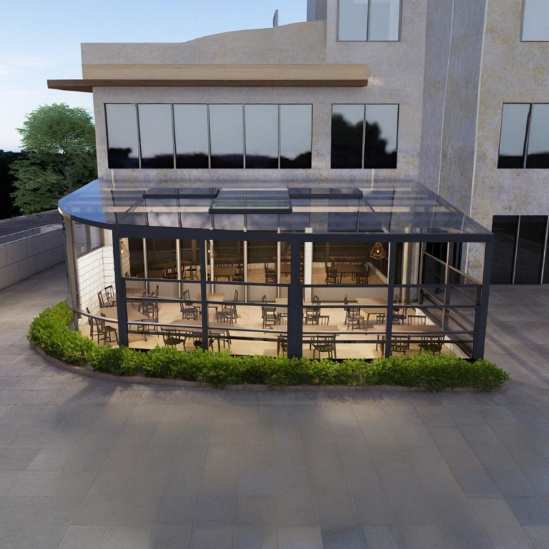 European Modern Design High Quality Winter Glass Insulated Garden Aluminum Sunroom