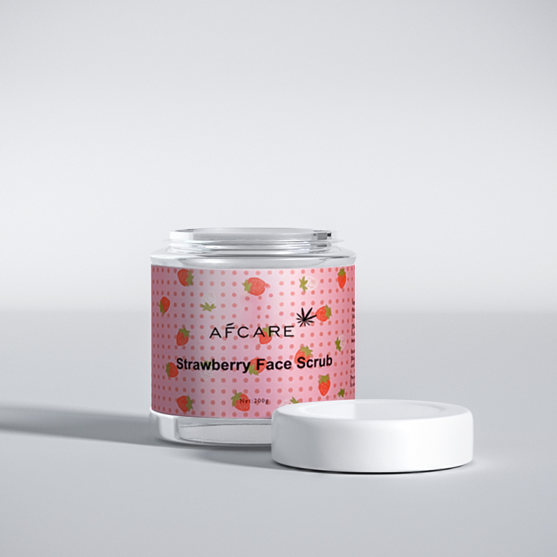 Scrubs Manufacturers Private Label Face Clean Anti Cellulite Exfoliator Organic Arabic Strawberry Extract Body Scrub