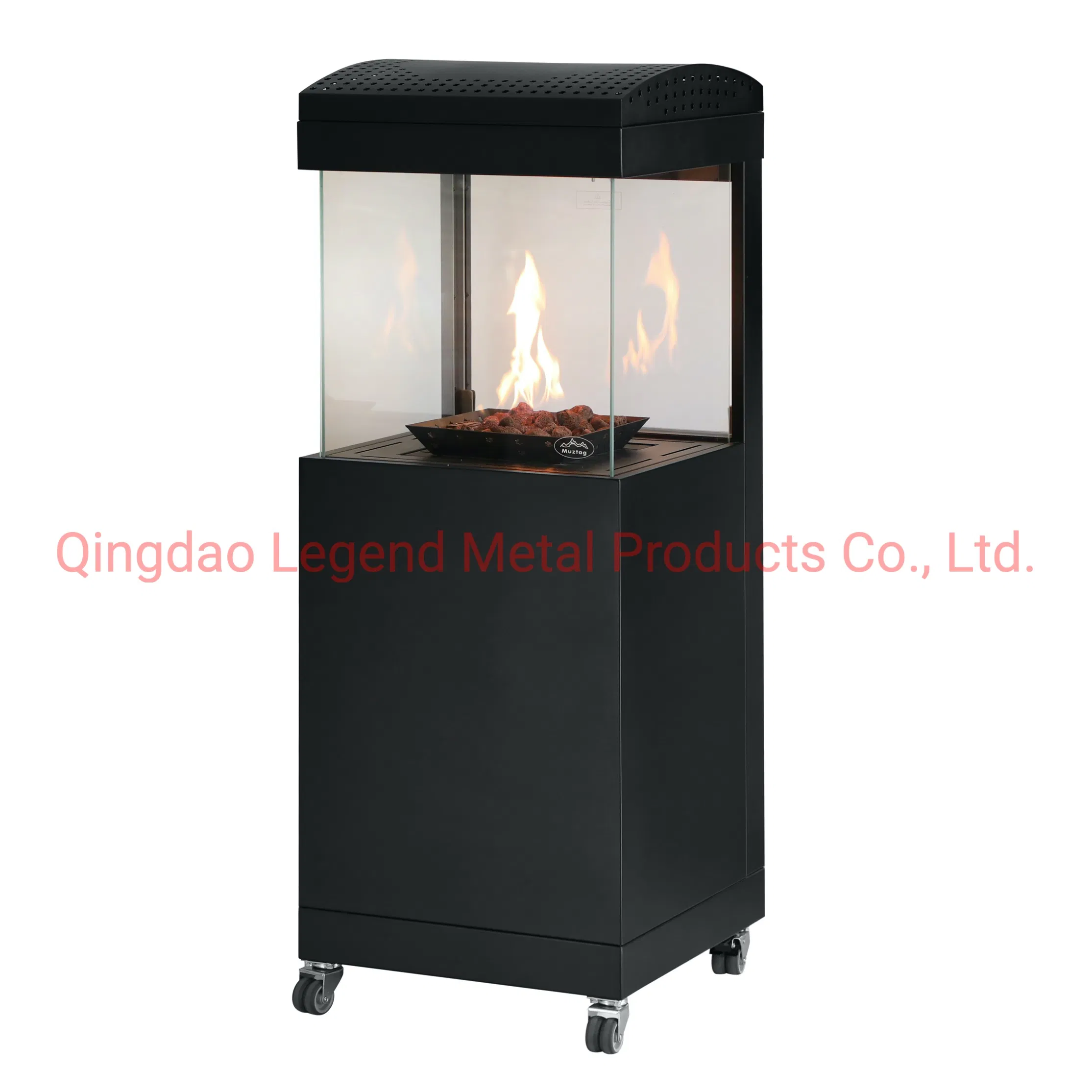 LPG Outdoor Patio Gas Heater with Real Flame with 8.5kw