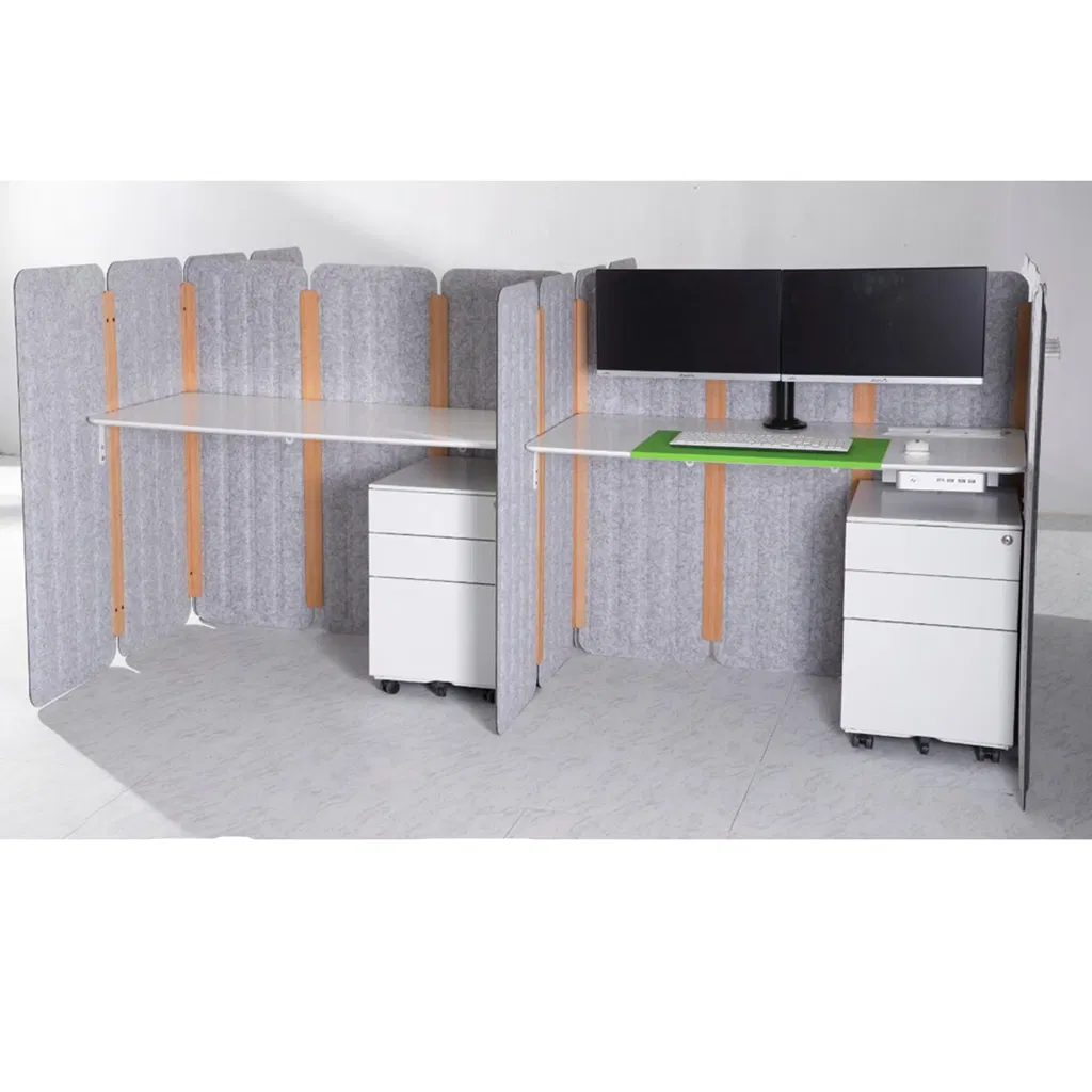 Office Partition Wall Material Office Desk Partition Acoustic Panel Desk Divider Screen
