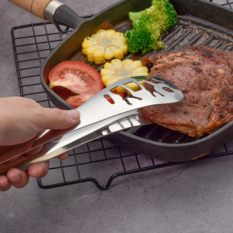 304 Stainless Steel Portable Camping Food Clip Barbecue Tool Universal