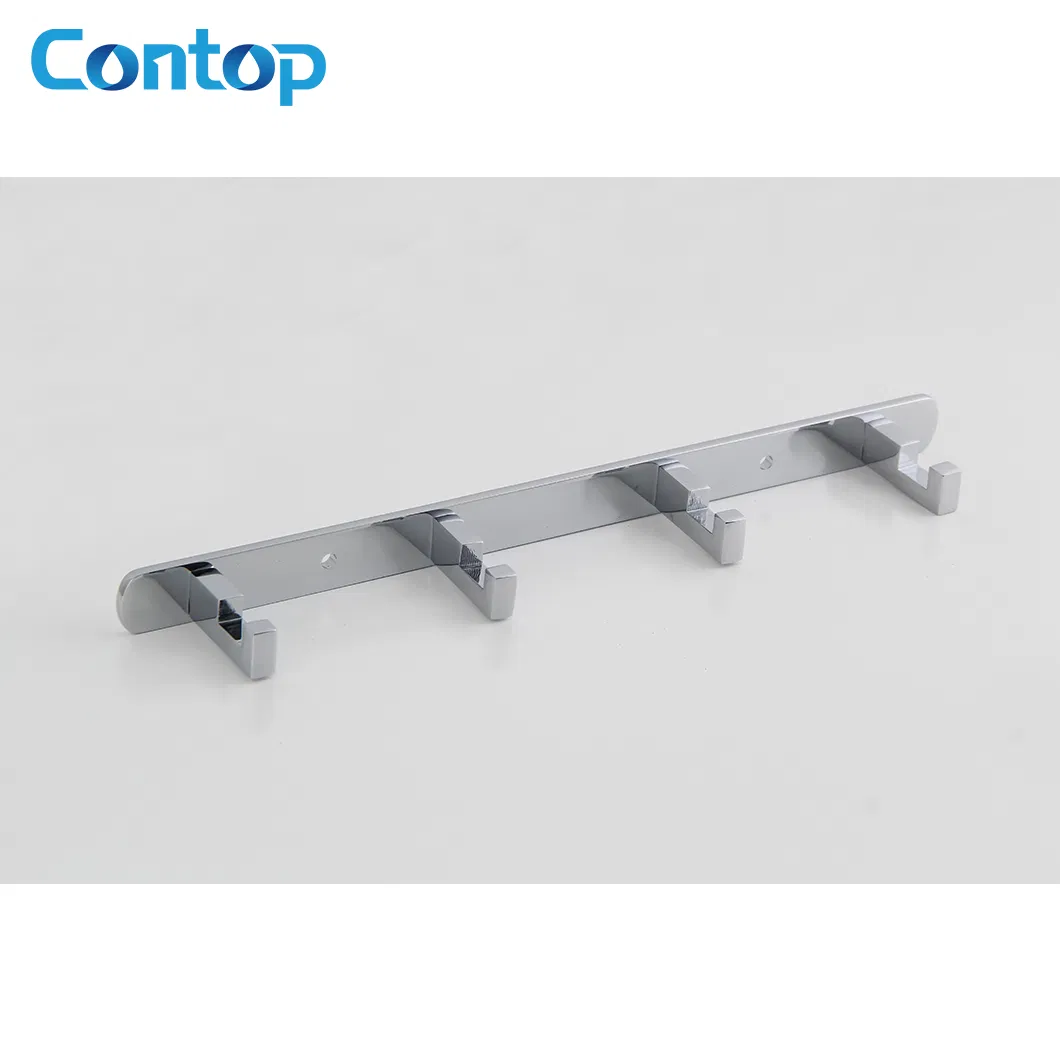 Двойной крючок для одежды Contop, хром, латунь