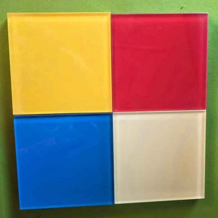 4mm, 5mm, 6mm Black/Grey/Green/Painted Glass for Interior Decoration
