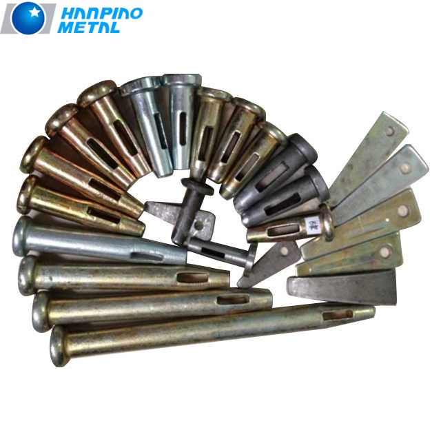 Hanpiao Pin Durable Aluminum Galvanized Concrete Formwork Wedge Pins for Construction