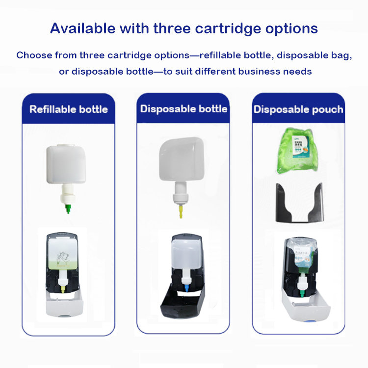 Автоматический дозатор для мыла Smarlean с 6 насадками