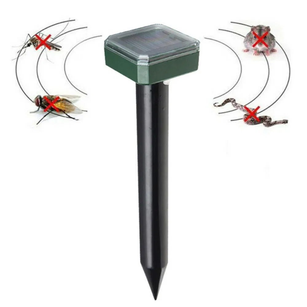 Solar Mouse Snake Repellers Pest Repeller Reject Outdoor Solar Repellers