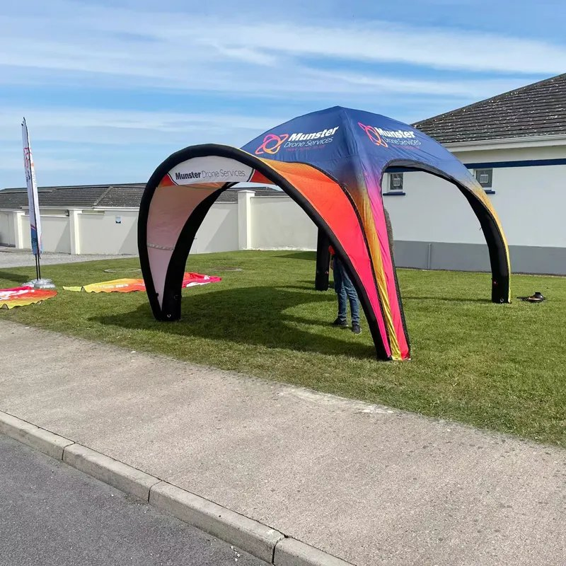 High Quality Inflatable Canopy Tent Inflatable Gazebo Tent Pneumatic Inflatable Tents 4 X 4m Gazebo Inflatable Sealed Air Tent