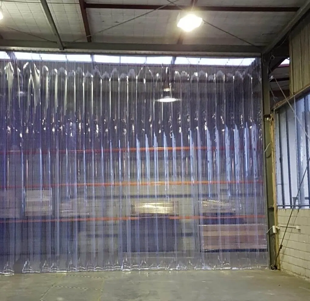 Purple 2mm PVC Curtains Easy Clean Easy Install for Facctory