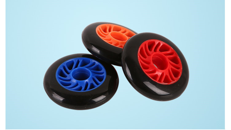 90*24mm Kids Toy Scooter Skateboard Roller Skate PU Pouring Wheel