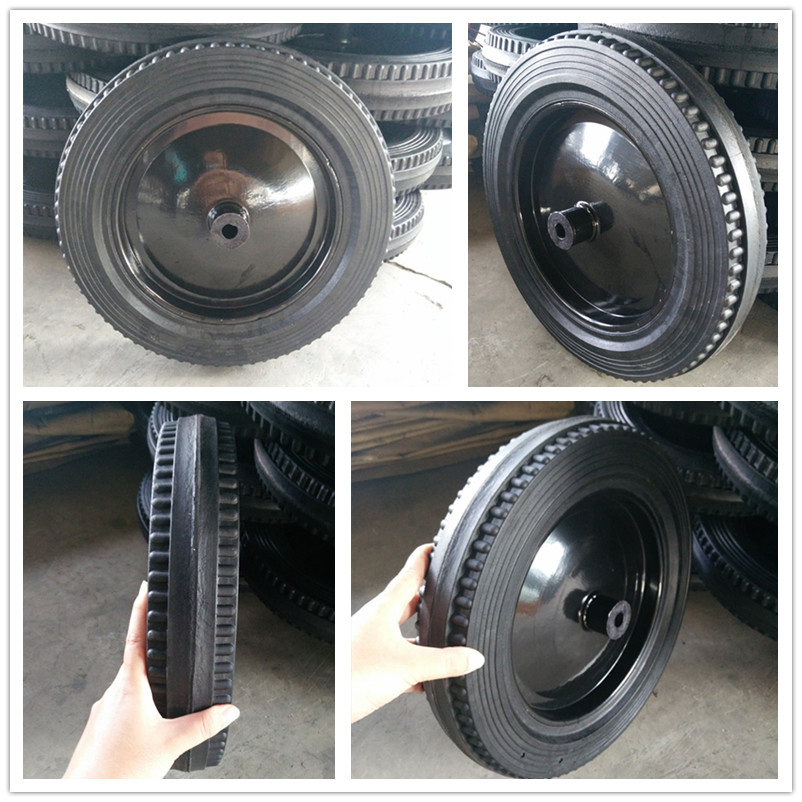 Solid Rubber Wheel Crumb Rubber Wheel