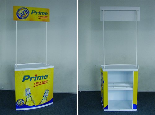 Portable High Quality Product ABS Exhibition Promotion Display Trade Show Table Counter