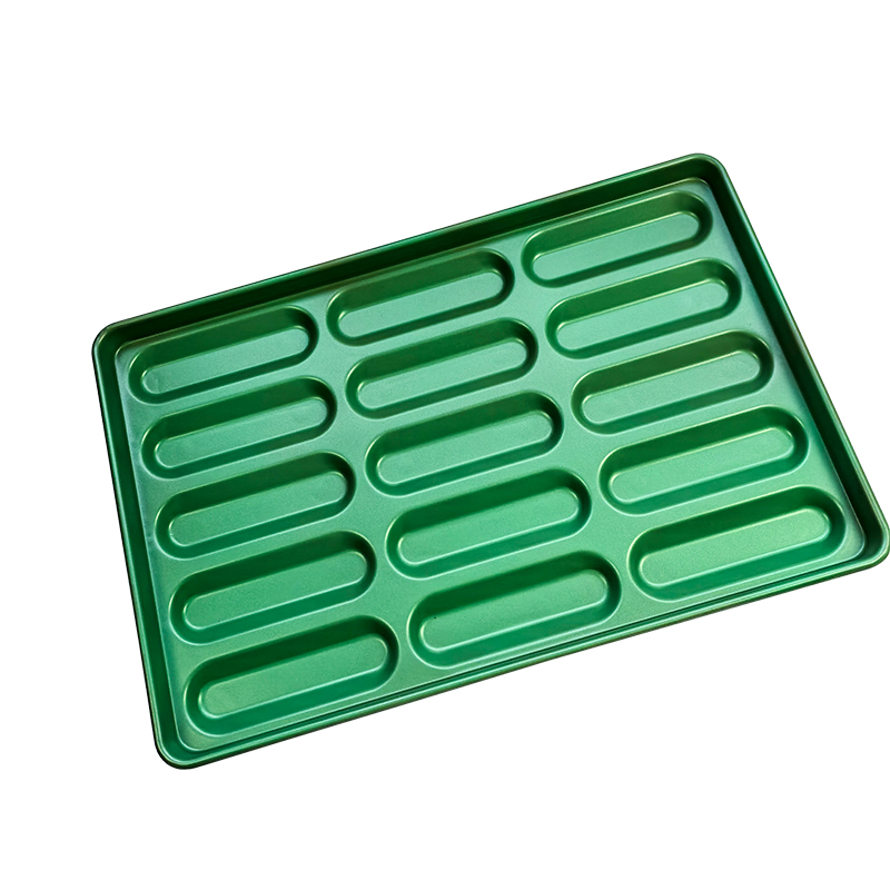Non-Stick Premium Hot Dog Bun Mould Bread Trays for Perfectly Shaped Buns