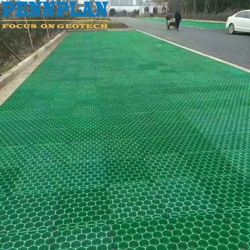 100% Virgin Material Grass Paver Gravel Grid Permeable for Driveway Car Parking Lot Pathway