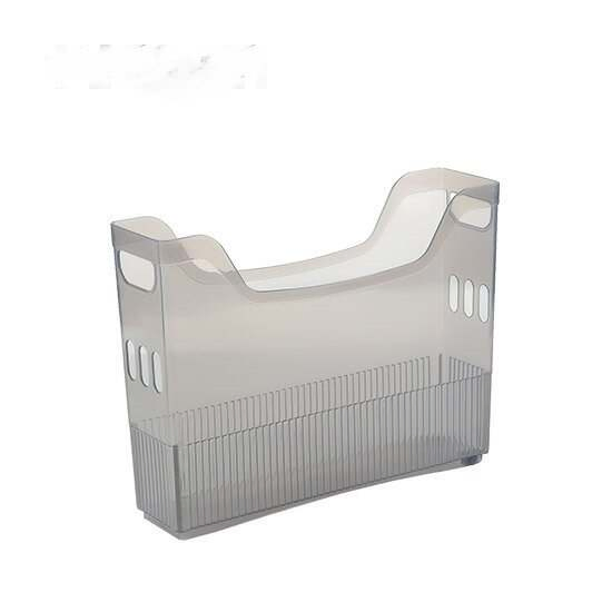 Kitchen Storage Office Folder Handle Plastic Transparent Upright