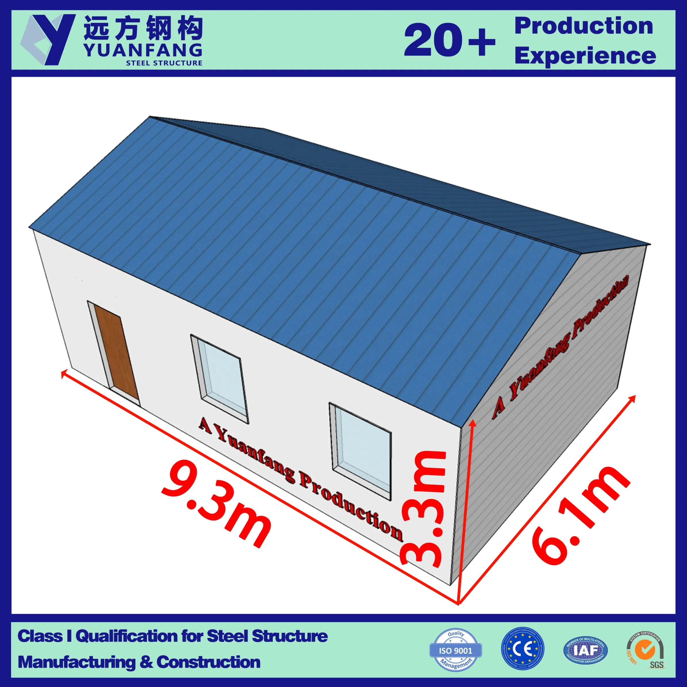 Prefabricated Metal Light Steel Structure Construction of Multi-Functional Tiny Warehouse