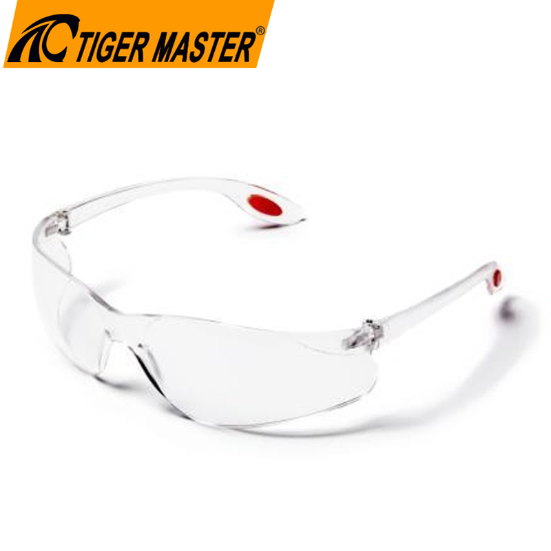 Anti- Scratch Anti Fog Transparent PC Lens Eye Protection Safety Goggles