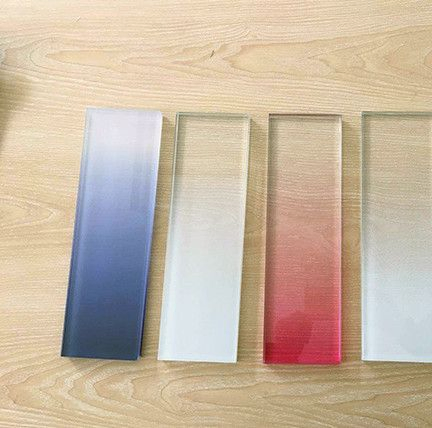4 6 Color Silk Screen Printing Tempered Flat Fused Glass for Basketball Panel