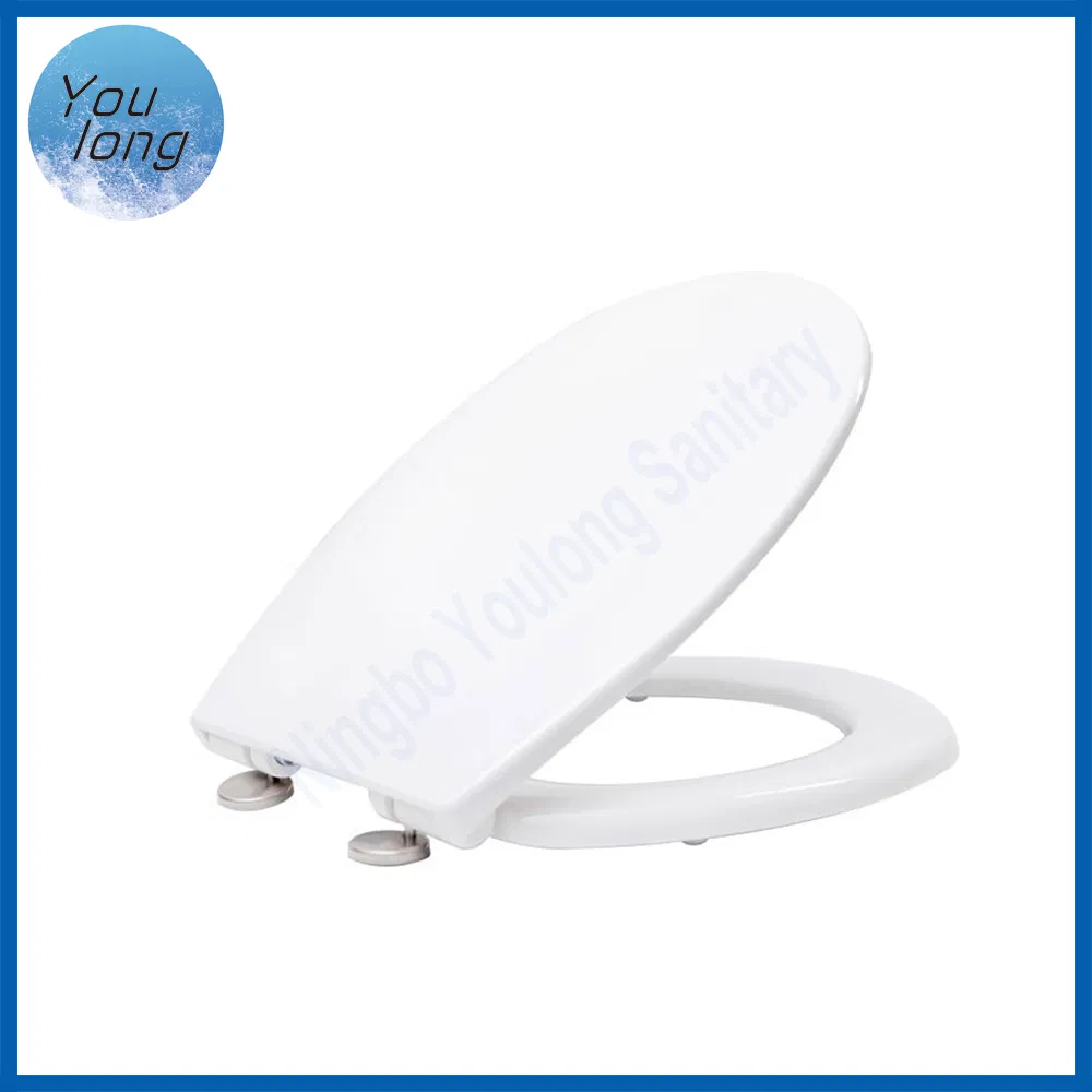 Standard Size Bathroom Round Shape Wc Seat Plastic Soft Close Toilet Seat