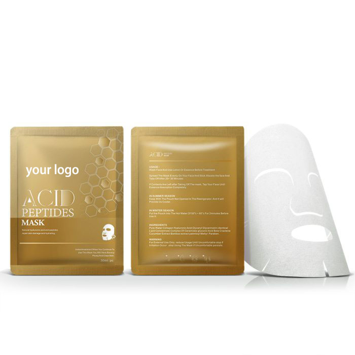 Custom Logo Facial Whitening Hydrating Acid Peptides Repair Facial Mask for Face