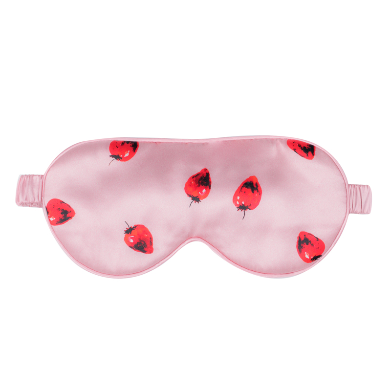Luxury 100% Silk Custom Print Sleep Silk Eye Mask