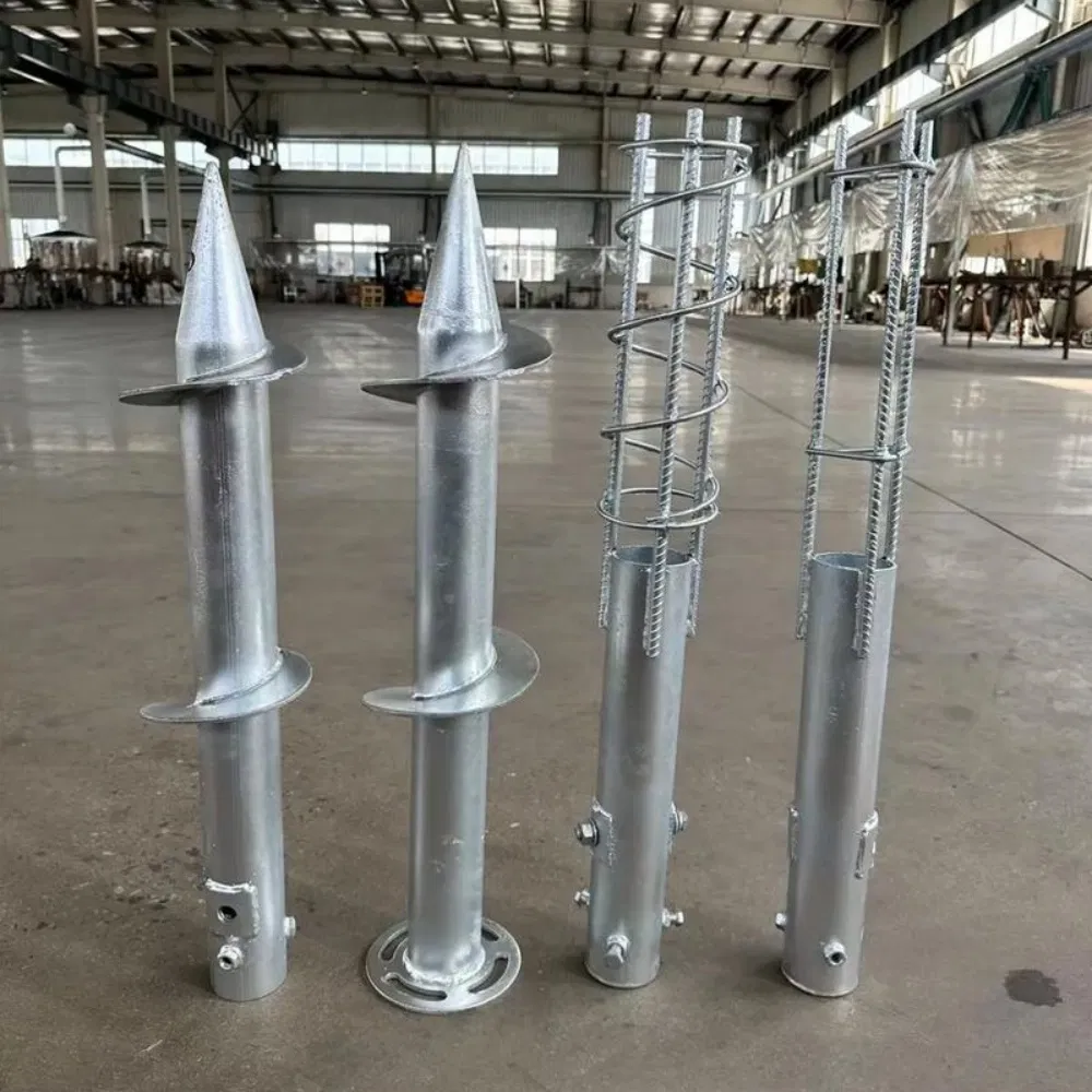 Винтовые сваи Q235B Q355 с горячим цинкованием для солнечных систем