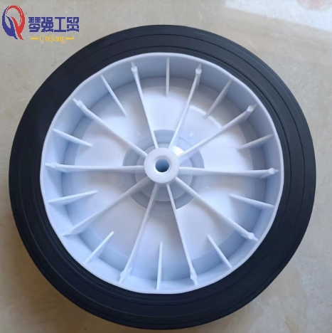 Versatile 8 Inch PVC Wheels for Folding Garden Utility Carts