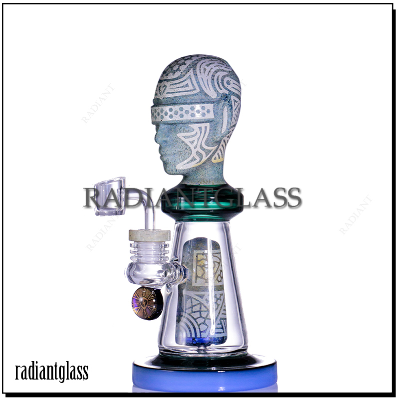 Blindfolded Sculpture Man Wholesale Crack Pipe Hookah Smoking Pipes New Trendy