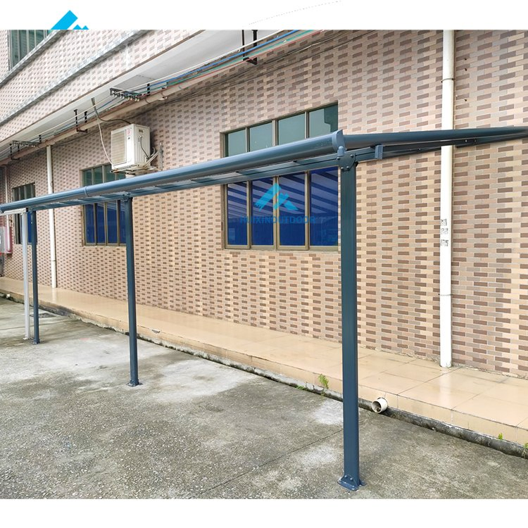 Folding Aluminum Carport Garden Shed Awning Canopy Outdoor Balcony Car Waterproof Black Pergola Patio Cover