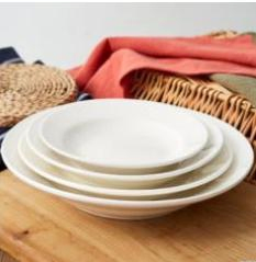 Tableware Ceramics Porcelain Hotelporcelain Hotelware Good White 6"-9"Plate Soup