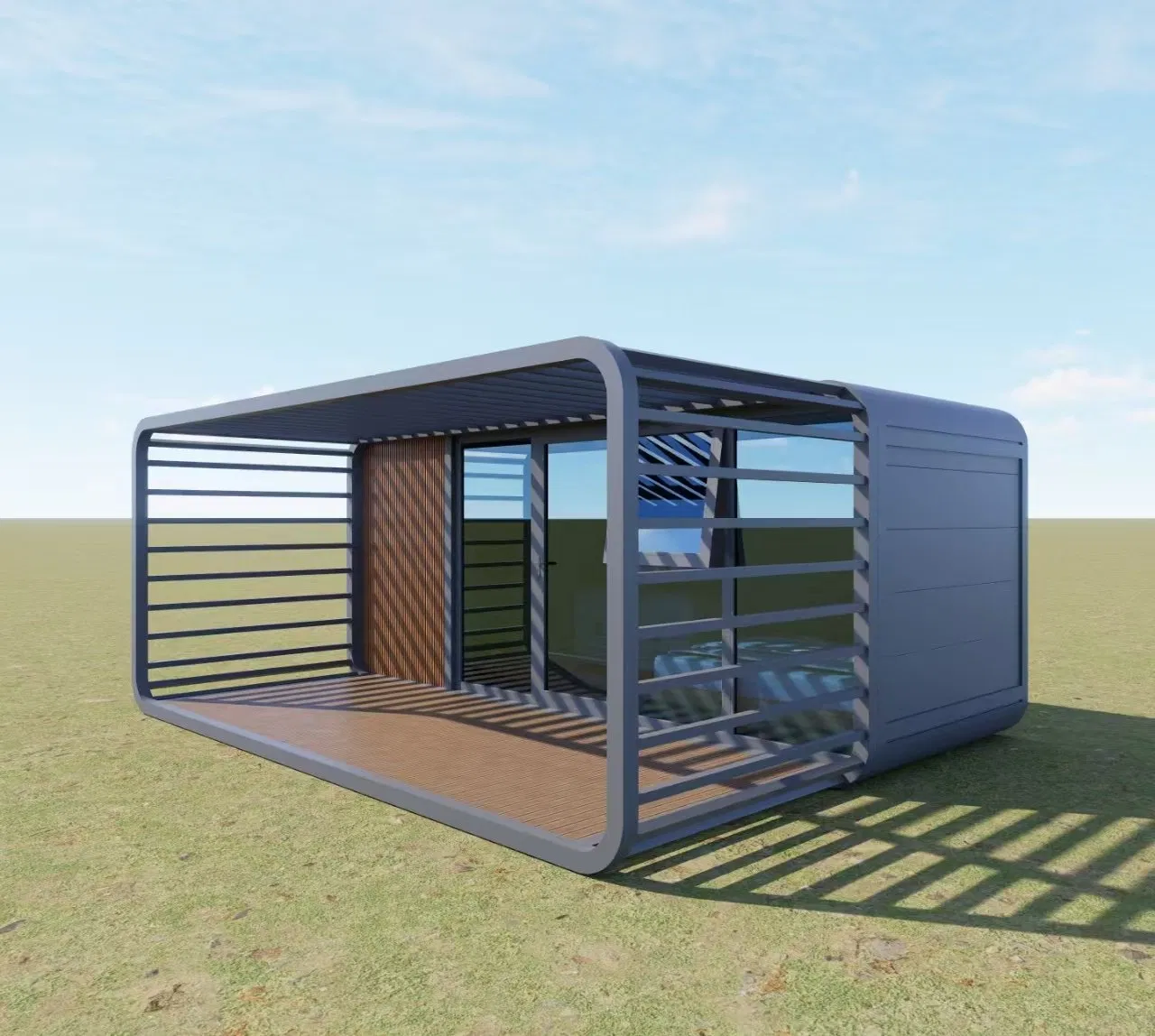 Tiny Mobile Container Homestay Cabin Building with 5 Year Warranty