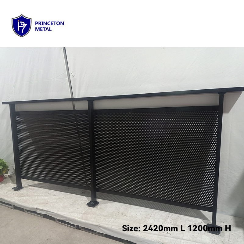 Wholesale Heavy Duty Decorative Aluminum Perf Hand Railing System for Balcony Deck and Stair