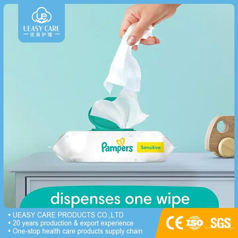 Alcohol Free 99.9% Water Baby Wipes Disposable Water Wipes Non Woven Fabric Wholesale Baby Wipes Antibacterial Wipes Eco Mouth Hand Cleaning Wipes