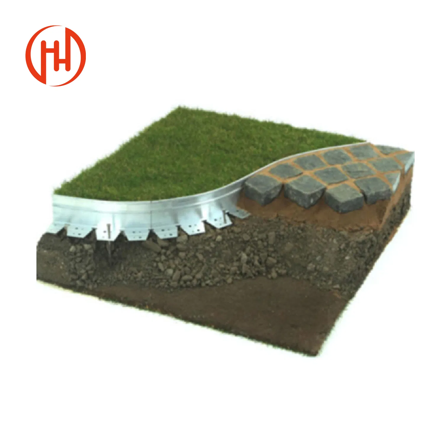 Decorative Border Aluminium Edging Garden Edge Fence for Lawns Landscape Flower Beds