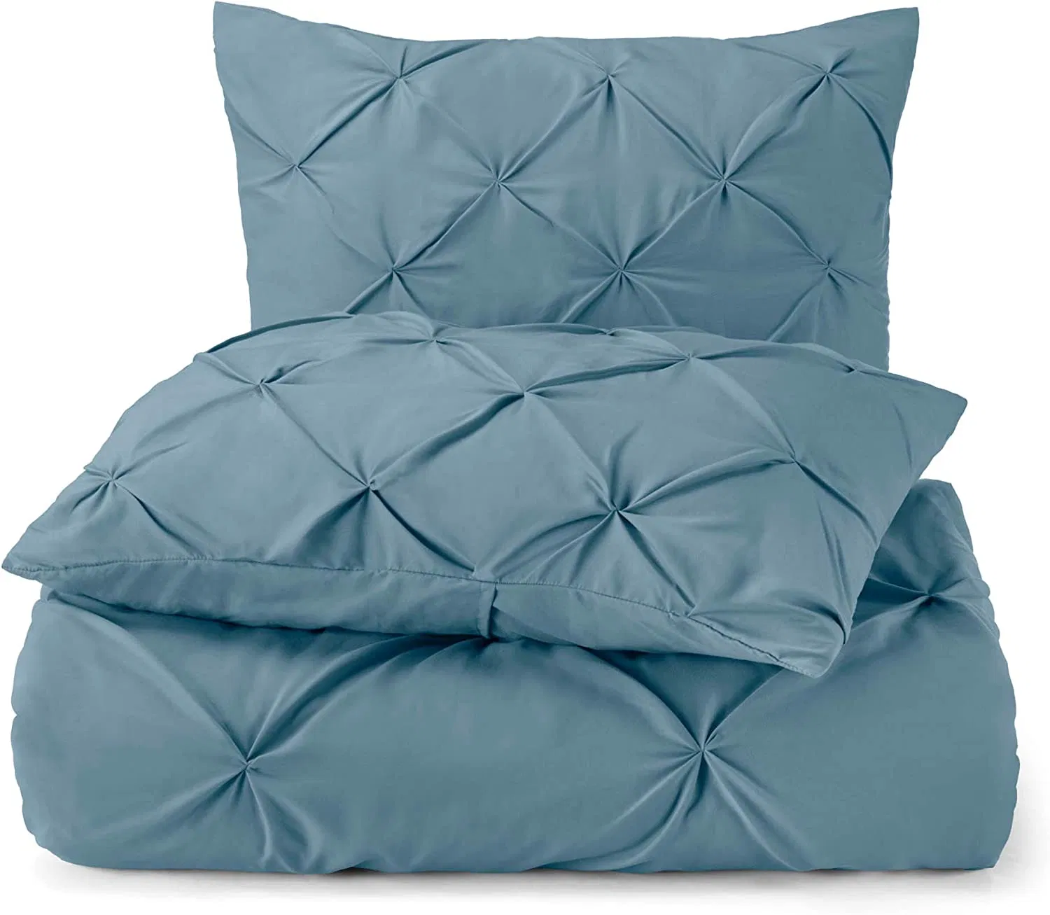 Microfiber 3/4/6PCS Bedsheet Bedlinen Comforter Duvert Cover Set Pinch Pleated Hotel Home Wholesale Bedding Set