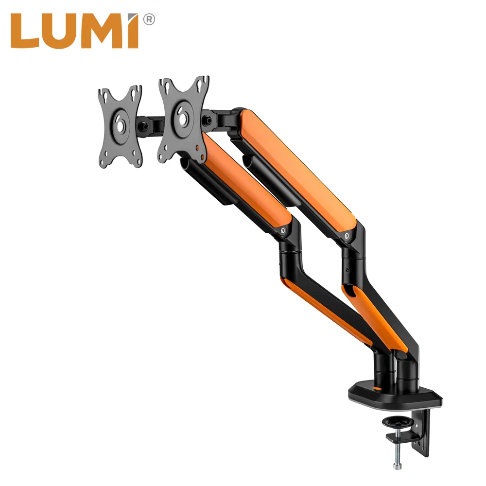 Держатель для двух мониторов с креплением на стол