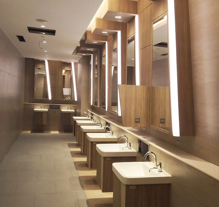High Quality Debo 12mm Thickness Colorful Various Surface Compact Density Fiberboard Bathroom Cubicle for Shopping Mall