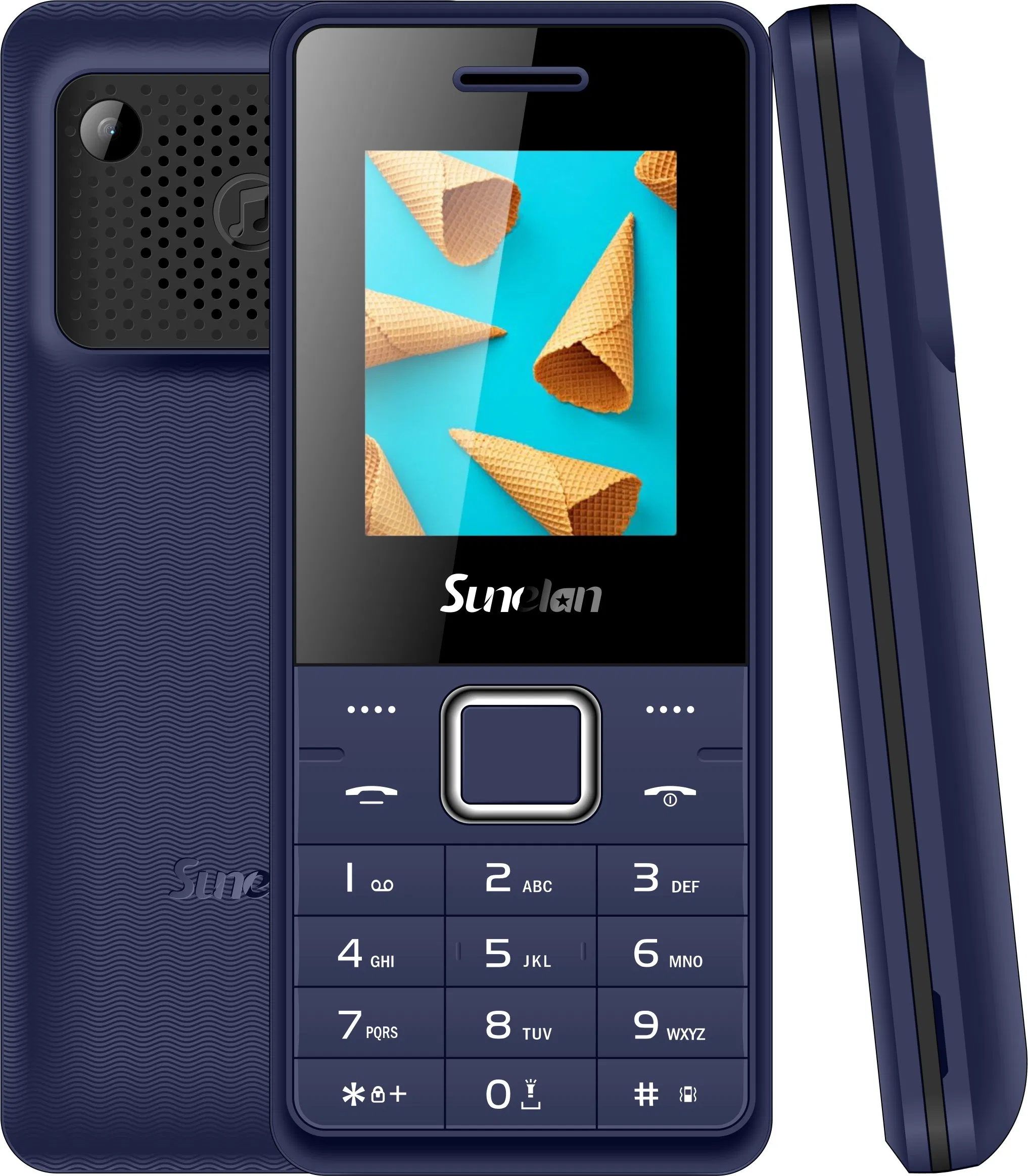 Кнопочный телефон S102 с 2 SIM, FM-радио и 1000 мАч