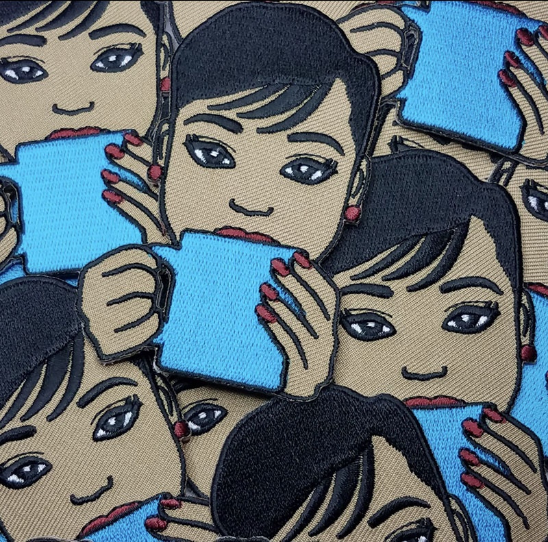 Нашивка вышитая африканская 4 дюйма для девочек