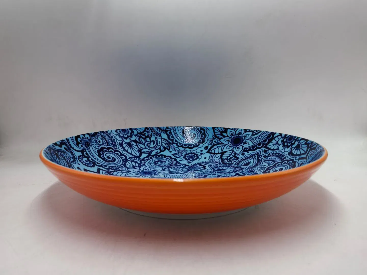 Rice Pasta Fuirt Plate Soup Bowl Size 12.75" Pad Printing Porcelain Ceramic Tableware