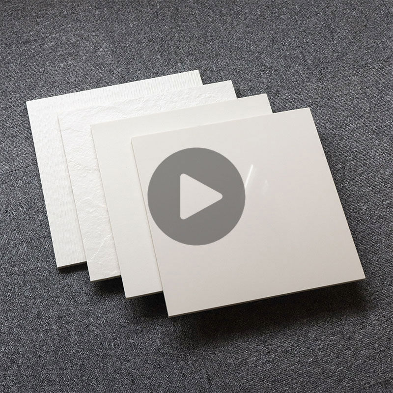 30X30/30X60/60X60cm Super Black and White Brown Porcelain Floor Tile for Living Room Bathroom Kitchen Floor