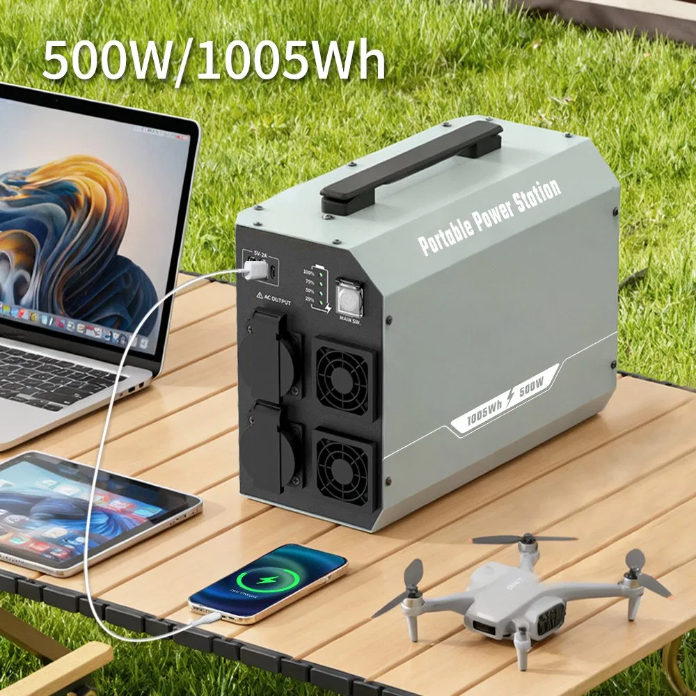 Портативный Power Bank LiFePO4 1000Втч, защита от пыли IP50