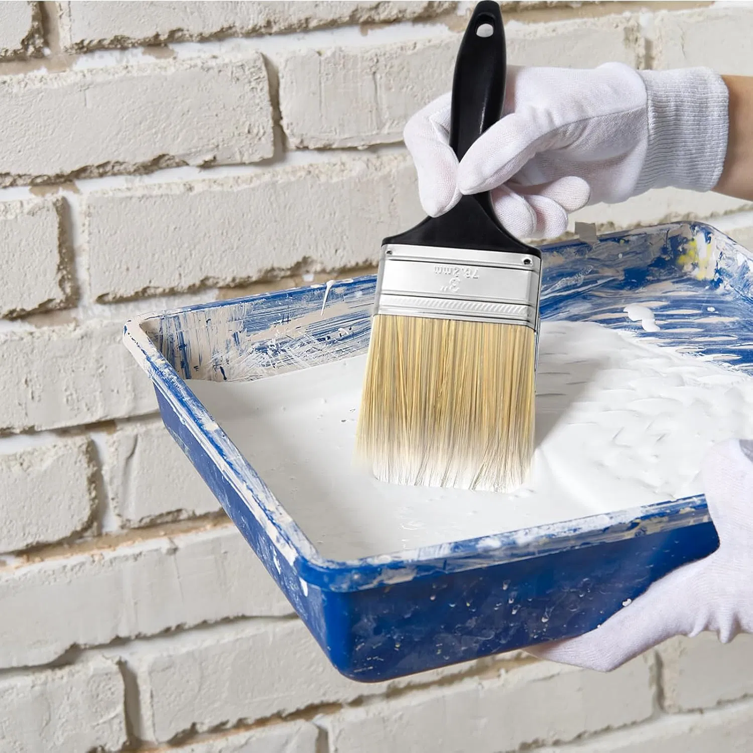 Plastic Handle Paint Brush for Wall and Wood Coating